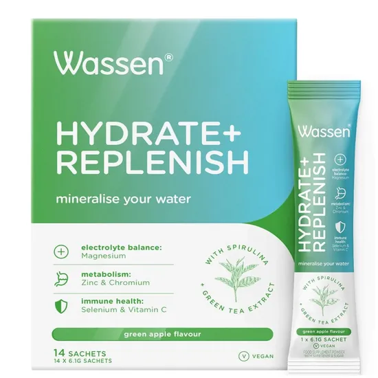 Wassen Hydrate & Replenish Powder Sachets