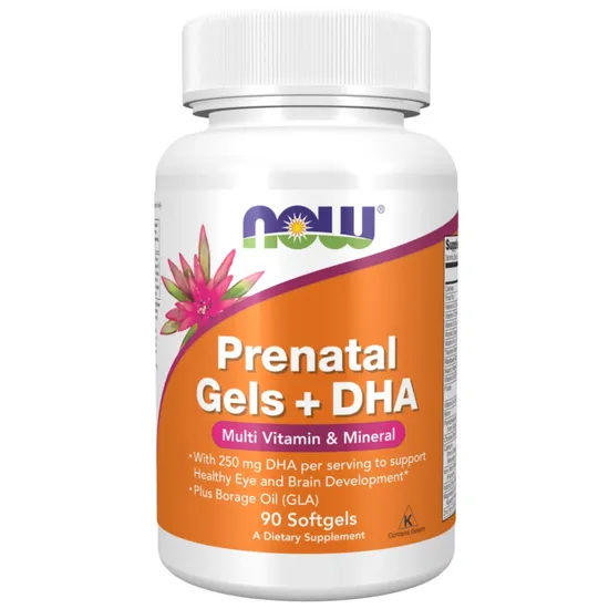 NOW Foods Prenatal Gels + DHA Softgels