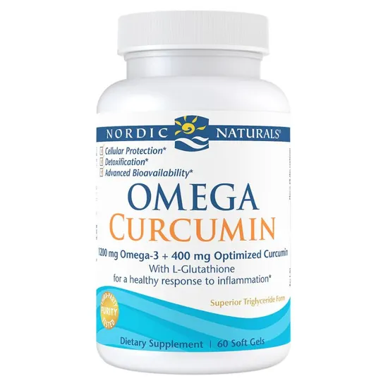 Nordic Naturals Omega Curcumin 1200mg Softgels