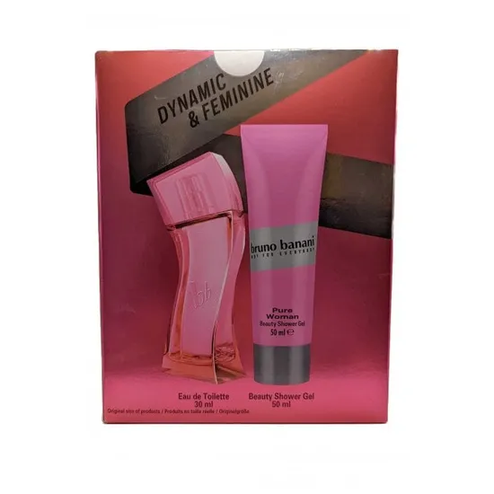 Bruno Banani Pure Woman Gift Set 30ml Eau De Toilette + 50ml Shower Gel