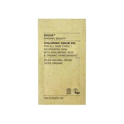 Evolve Beauty Hyaluronic Serum Sachets