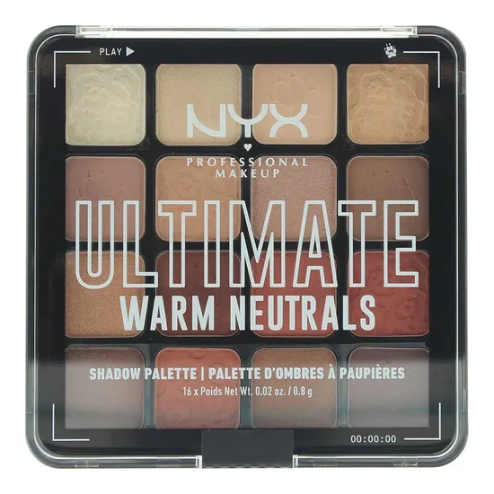 NYX Professional Makeup Ultimate Shadow Palette Warm Neutrals