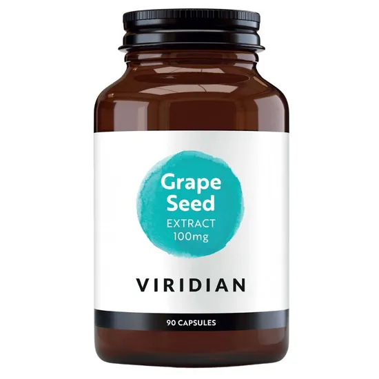Viridian Grape Seed Extract 100mg Veg Capsules