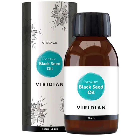 Viridian 100% Organic Black Seed Oil 500Ml