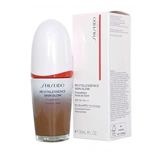 Shiseido Revitalessence Glow Foundation Bio-Boost Topaz #460