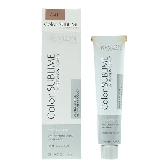 Revlon Colour Sublime Hair Colour 7.41 Medium Copper Ash Blonde
