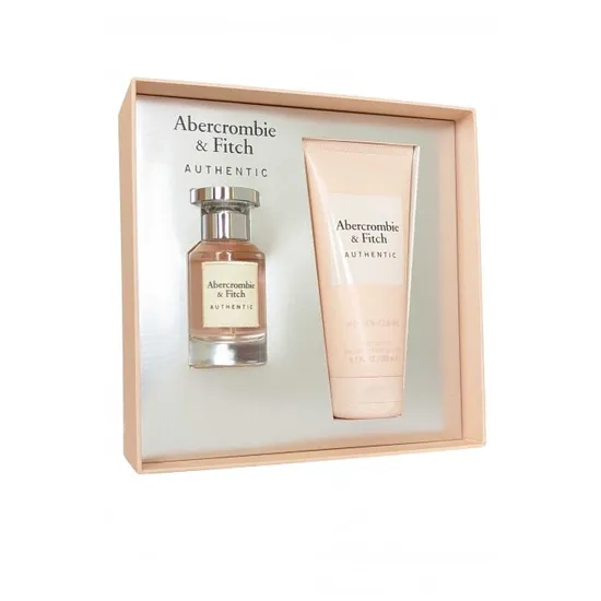 Abercrombie & Fitch Authentic Woman Women's Perfume Gift Set 50ml Eau De Parfum + 200ml Body Wash