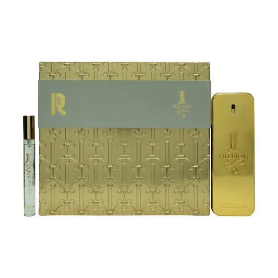 Paco Rabanne 1 Million Gift Set 100ml Eau De Toilette + 10ml Eau De Toilette