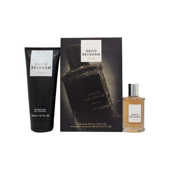 David Beckham Classic Gift Set 50ml Eau De Toilette + 200ml Shower Gel