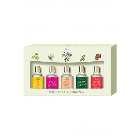 4711 Acqua Colonia Mini Eau De Cologne Set Lychee, Starfruit, Peach, Orange, Pepper