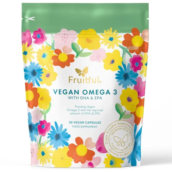 Fruitful Vegan Omega 3 Dha + Epa Capsules