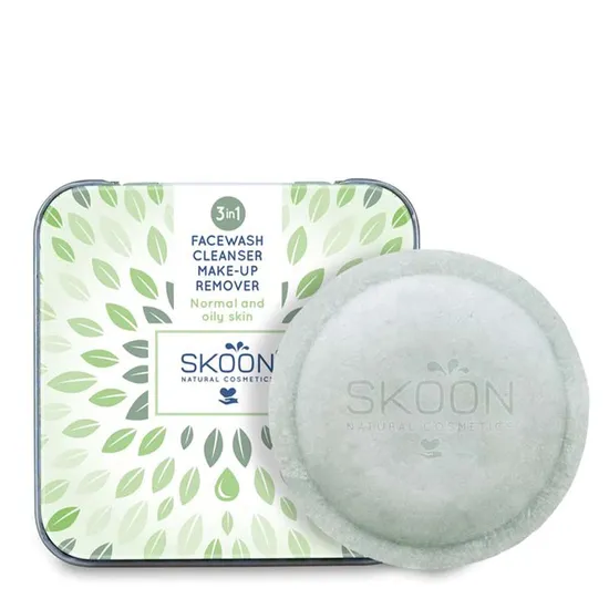 Skoon Solid Facial Cleansing Bar Normal To Oily