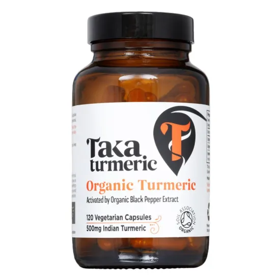 Taka Turmeric Organic Turmeric & Black Pepper Extract Capsules