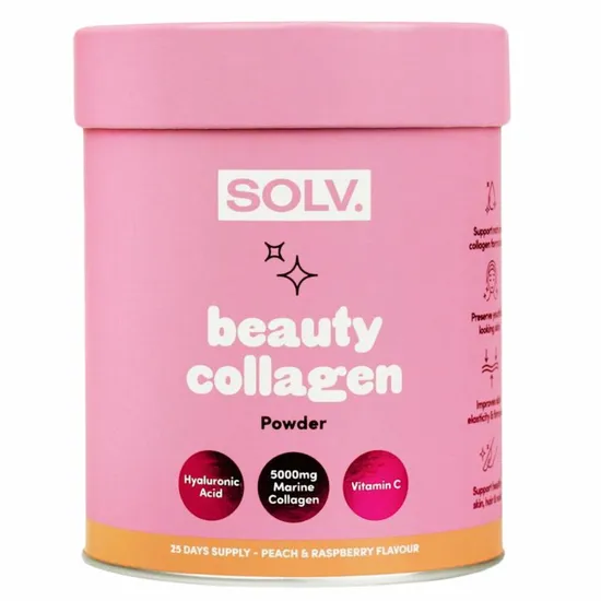 SOLV Collagen Peach & Raspberry Powder