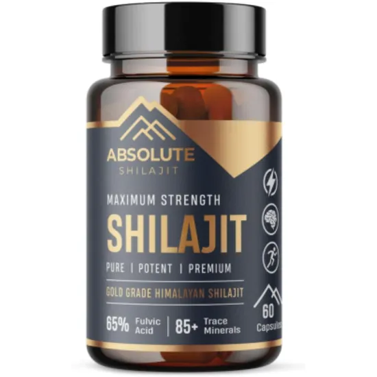 Absolute Shilajit 500mg Maximum Strength Capsules