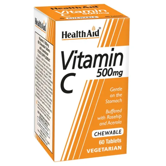Health Aid Vitamin C 500mg Chewable Tablets
