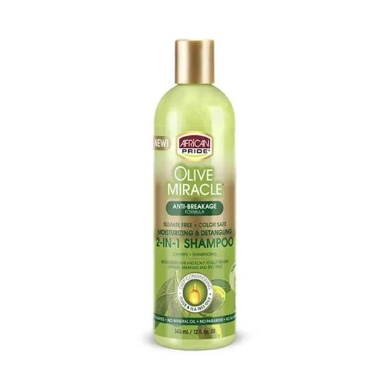 African Pride Olive Miracle 2 In 1 Shampoo & Conditioner