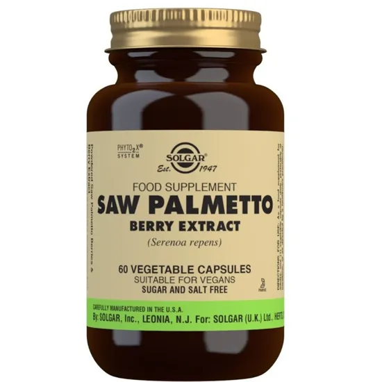Solgar Saw Palmetto Berry Extract Vegicaps