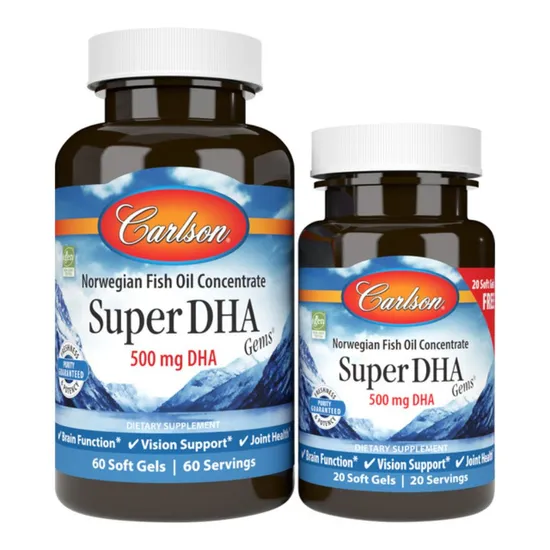 Carlson Labs Super DHA Gems 500mg