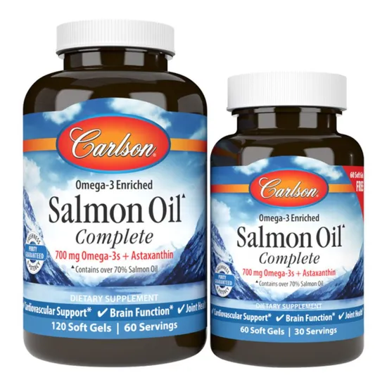 Carlson Labs Norwegian Salmon Oil Complete Softgels+60