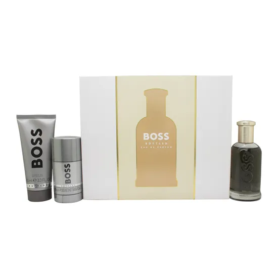 Hugo Boss Boss Bottled Eau De Parfum Gift Set 100ml Eau De Parfum + 100ml Shower Gel + 75g Deodorant Stick