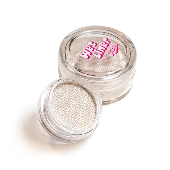 Glisten Cosmetics Platinum Metallic Light Silver Wet Liner Eyeliner