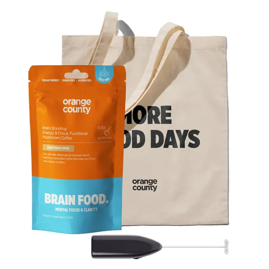 Orange County Wellbeing Brain Food Focus Coffee Starter Kit