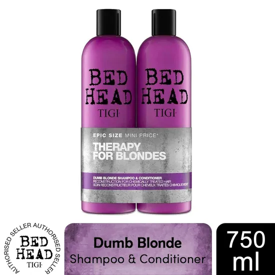TIGI Bed Head Dumb Blonde Shampoo & Conditioner For Blonde Hair