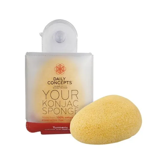 Daily Concepts Your Konjac Sponge No Size / Turmeric