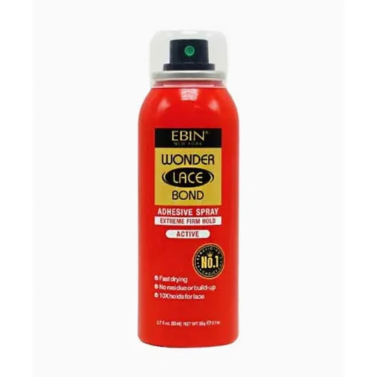 Ebin New York Wonder Lace Bond Adhesive Spray Extreme Firm Hold Active 420Ml
