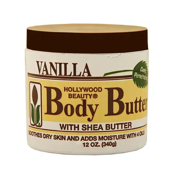 Hollywood Beauty Vanilla Body Butter With Shea Butter