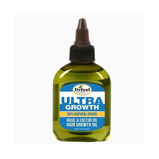 Difeel Ultra Growth Basil & Castor Hair Growth Oil 237Ml