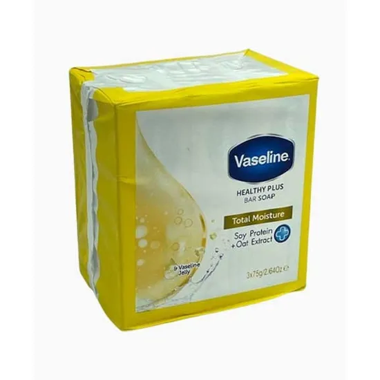 Vaseline Total Moisture Soy Protein Healthy Plus Bar Soap