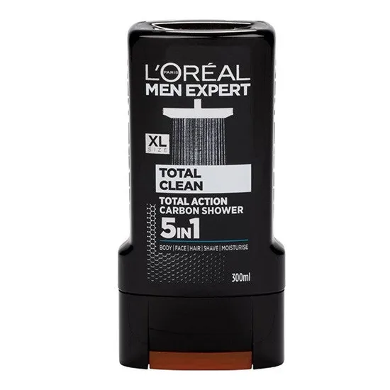 L'Oreal Paris Men Expert Total Clean Carbon 5 In 1 Shower Gel