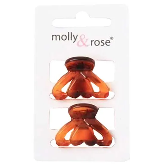 Molly And Rose Tort Heart Detail Clamps