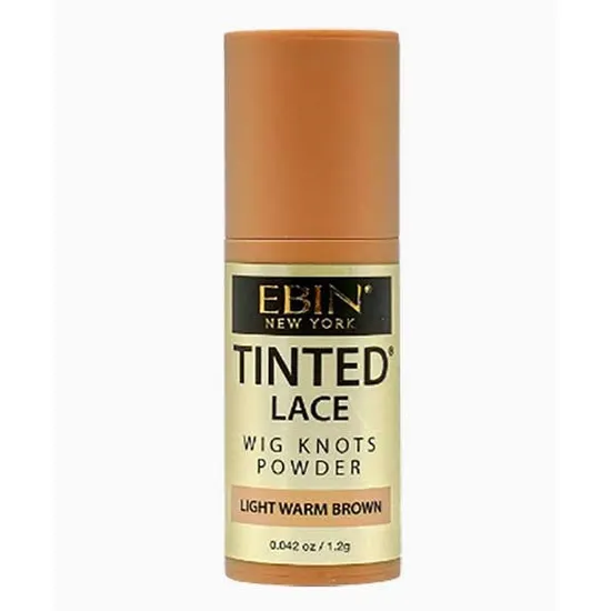 Ebin New York Tinted Lace Wig Knots Powder 1.2 G / Light Warm Brown