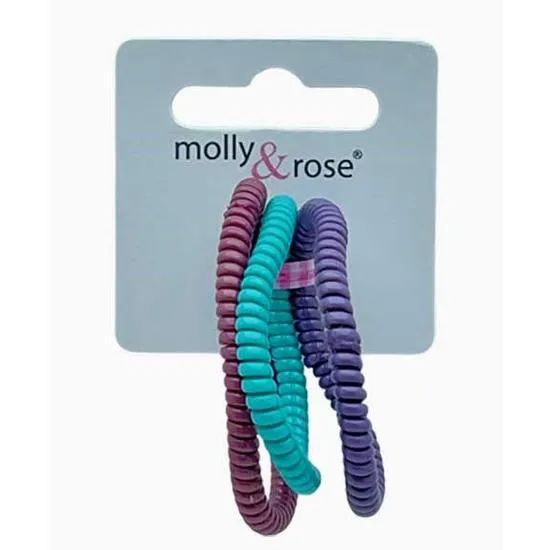 Molly And Rose Telephone Elastics Opaque Colours 8327
