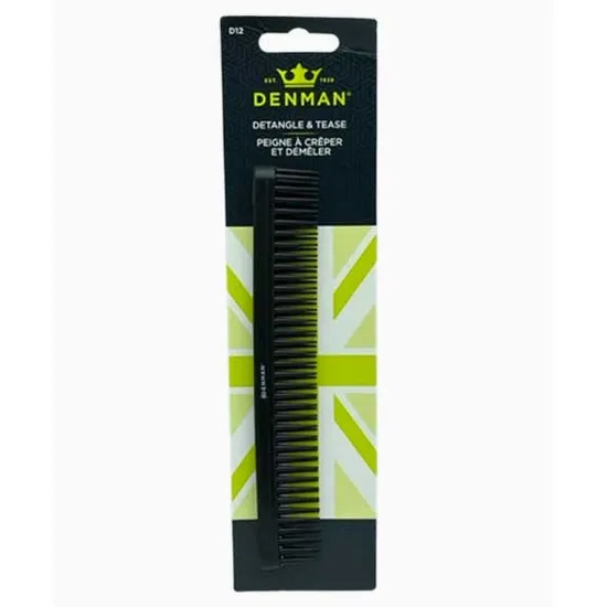 Denman Tame 'N' Tease Hair Brush C012 Black