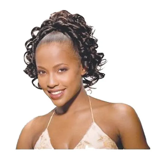 Cherish Synthetic Drawstring Candy Curl Ponytail 99J