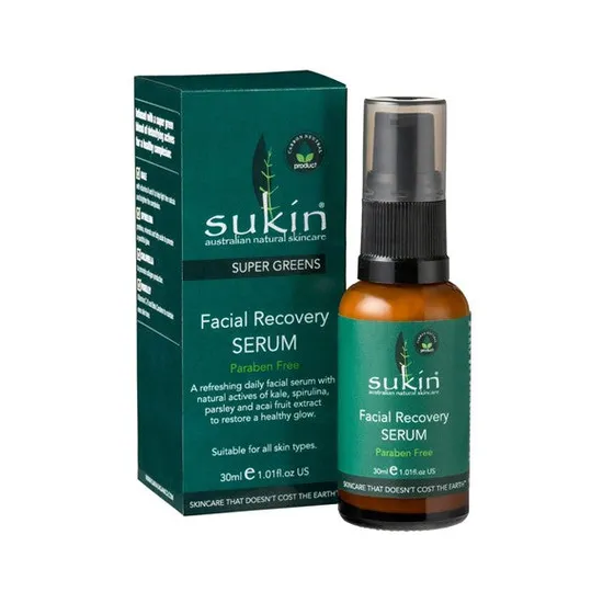 Sukin Super Greens Facial Recovery Serum