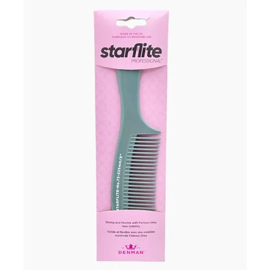 Denman Starflite Handle Rake Comb No 73