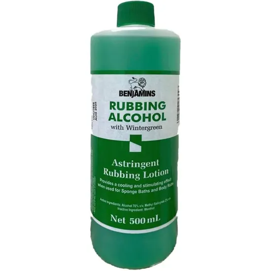 Benjamins Rubbing Alcohol With Wintergreen