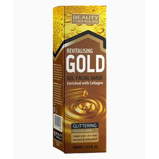 Beauty Formulas Revitalising Gold Gel Facial Mask