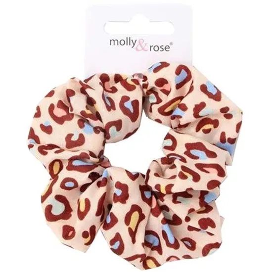 Molly And Rose Regular Leopard Print Scrunchie