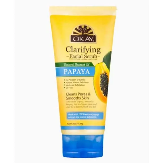 Okay Pure Naturals Clarifying Papaya Facial Scrub