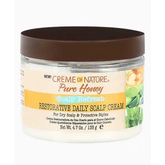 Creme Of Nature Pure Honey Scalp Refresh Restorative Daily Scalp Cream