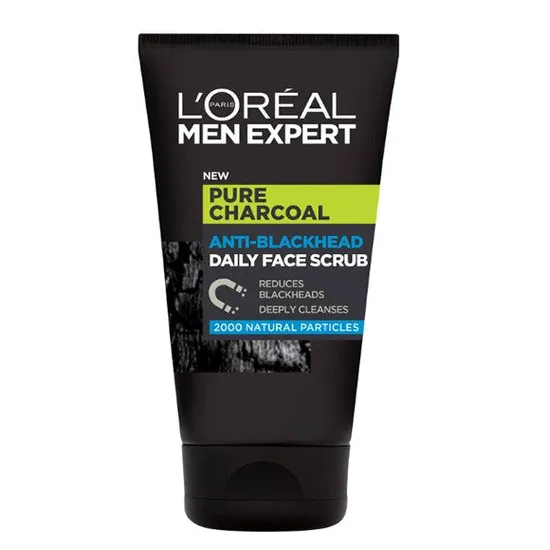 L'Oreal Paris Men Expert Pure Charcoal Anti Blackhead Daily Face Scrub