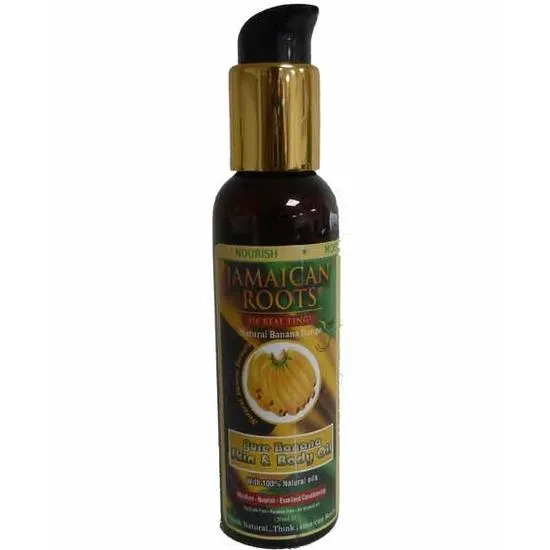 Jamaican Roots Pure Banana Skin & Body Oil