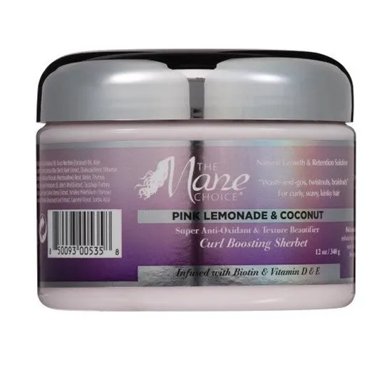 The Mane Choice Pink Lemonade & Coconut Curl Boosting Sherbet