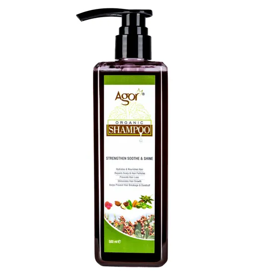 Agor Organic Strengthen Soothe & Shine Shampoo